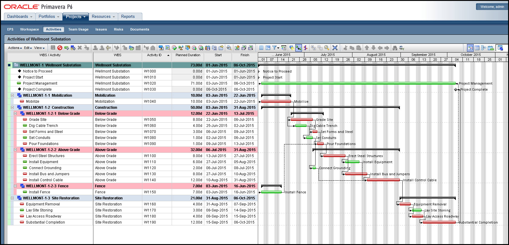 Программное обеспечение Primavera P6 Professional