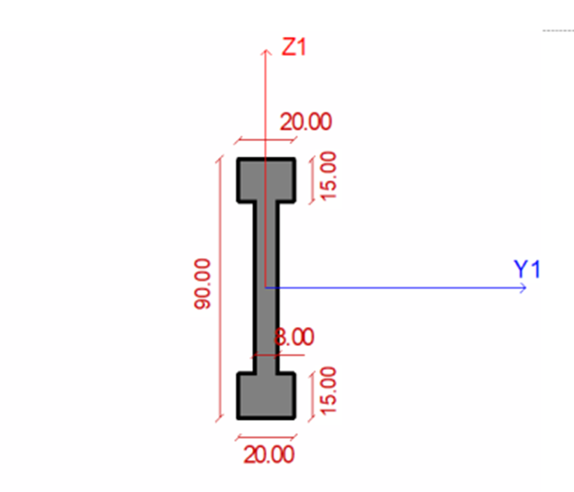 Жесткость 5 «двутавр 8 х 90 см»