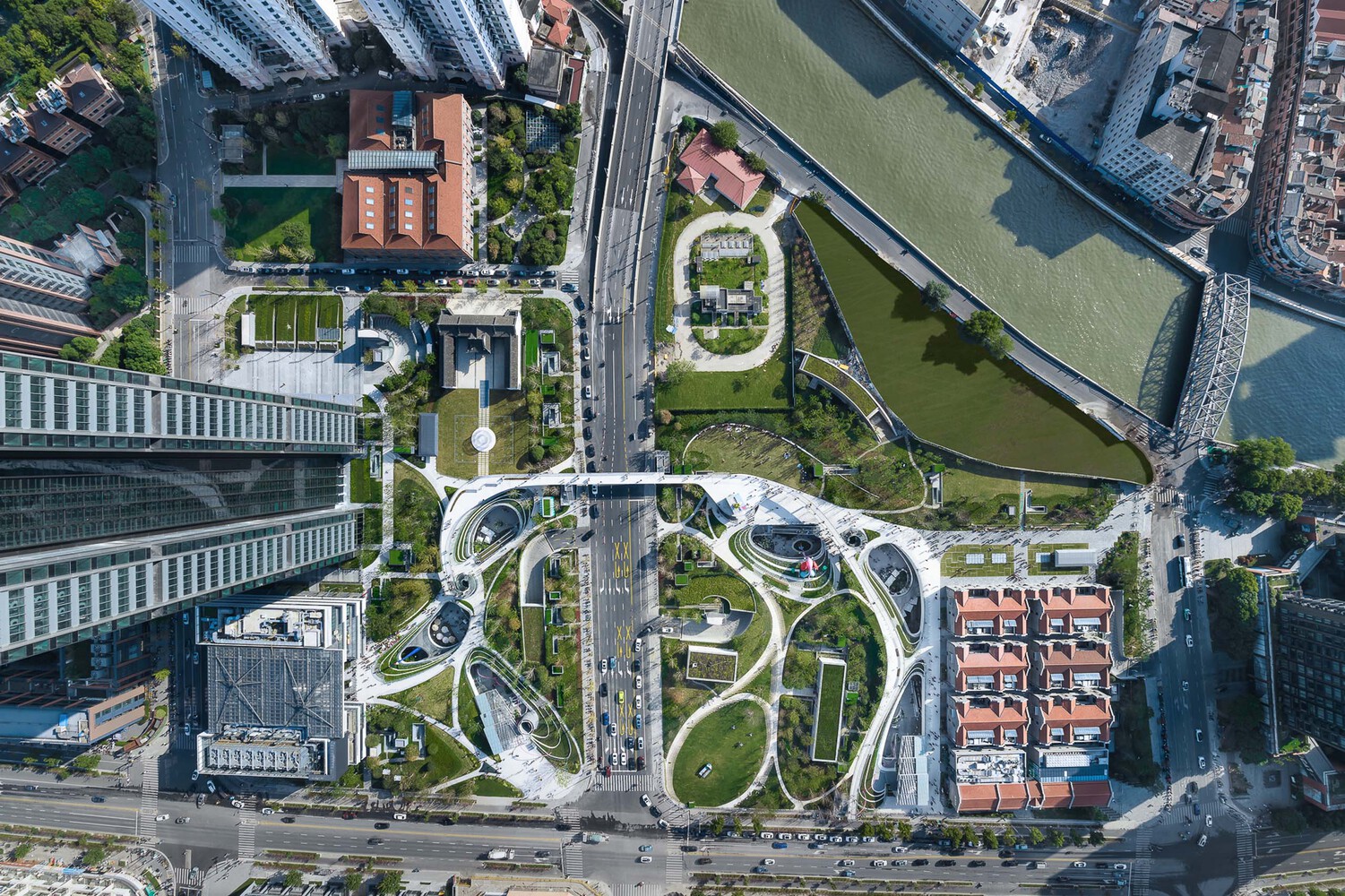 Shanghai Suhe MixC World, архитектурное бюро Kokaistudios