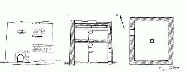 Жилая башня Верхний Кокадой, горная Чечня