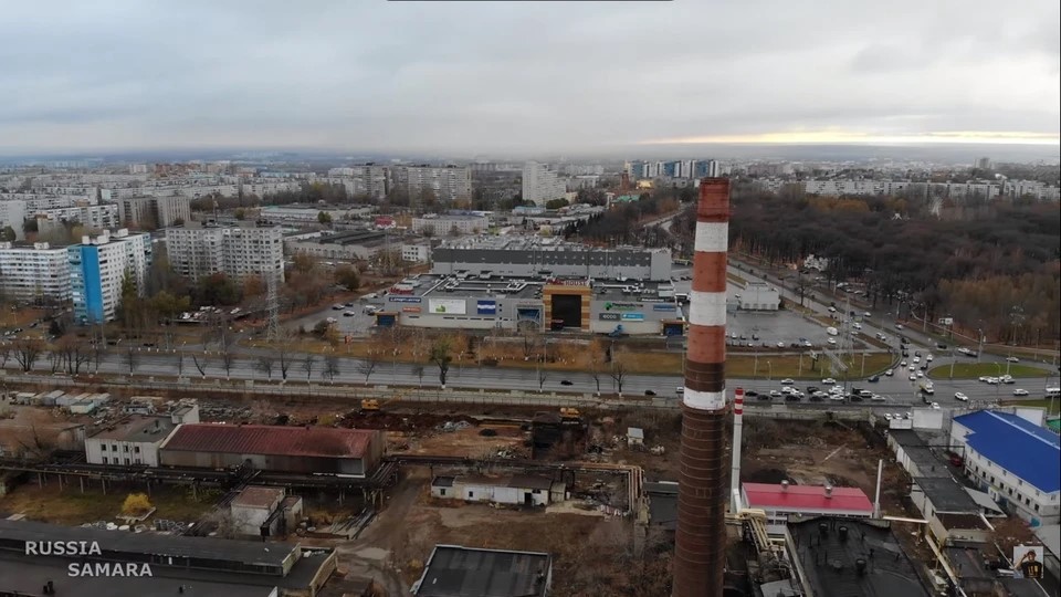 Территория завода им. А.М. Тарасова в г. Самаре. Современное состояние